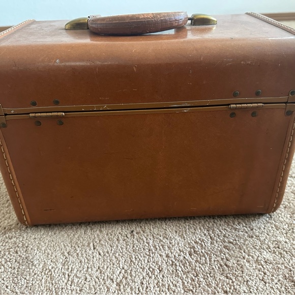Vintage MCM Samsonite Brown Makeup Train Case - Picture 8 of 15